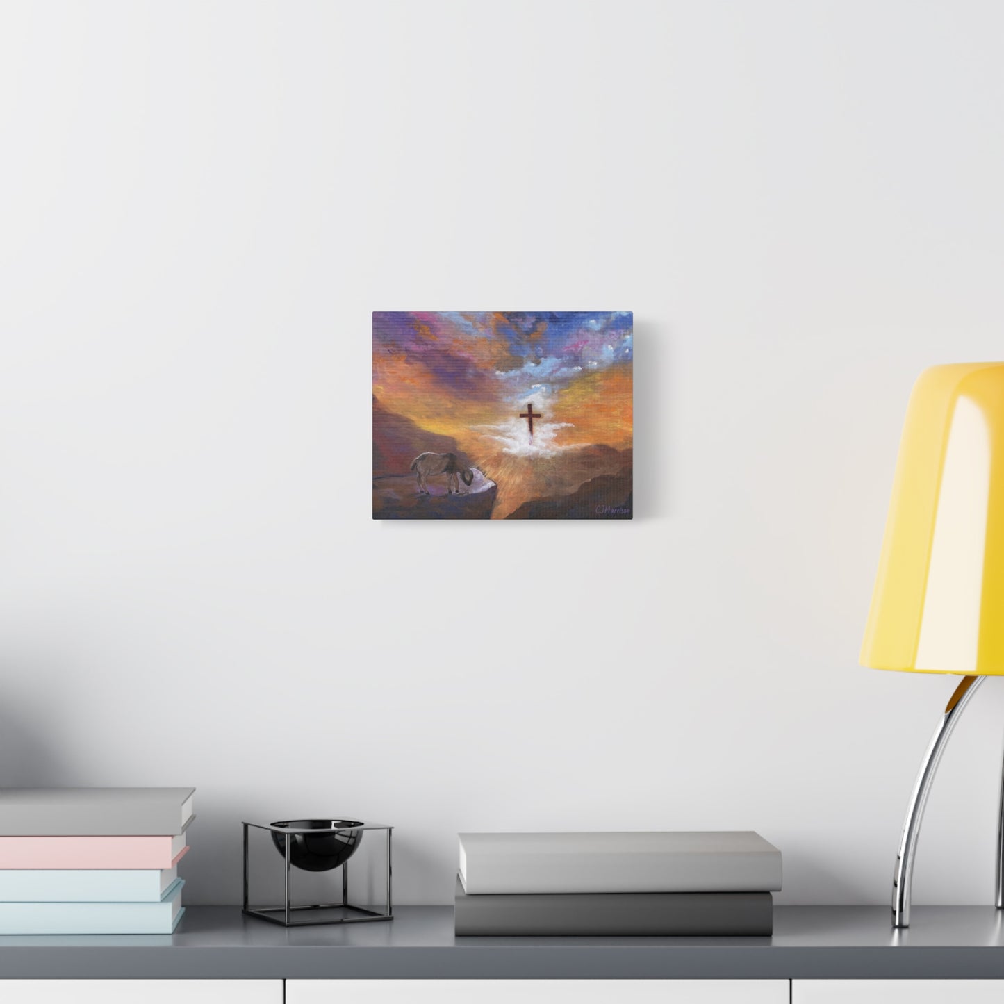 The Substitute, Lamb and Cross> Canvas Wall Art