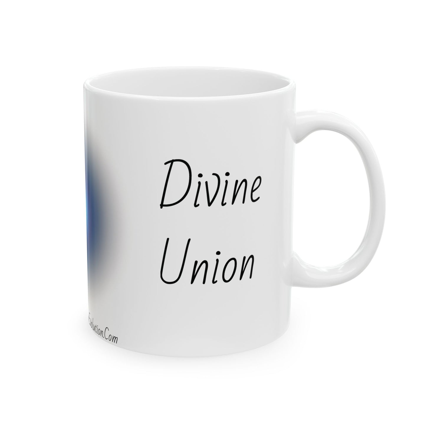 Beloved, Divine Union , White Ceramic Mug, (11oz, 15oz)