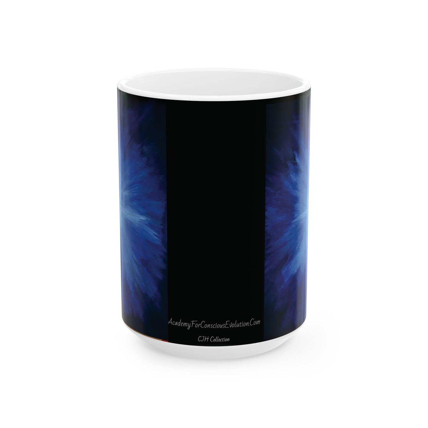 Blue Star , White Ceramic Mug, (11oz, 15oz)