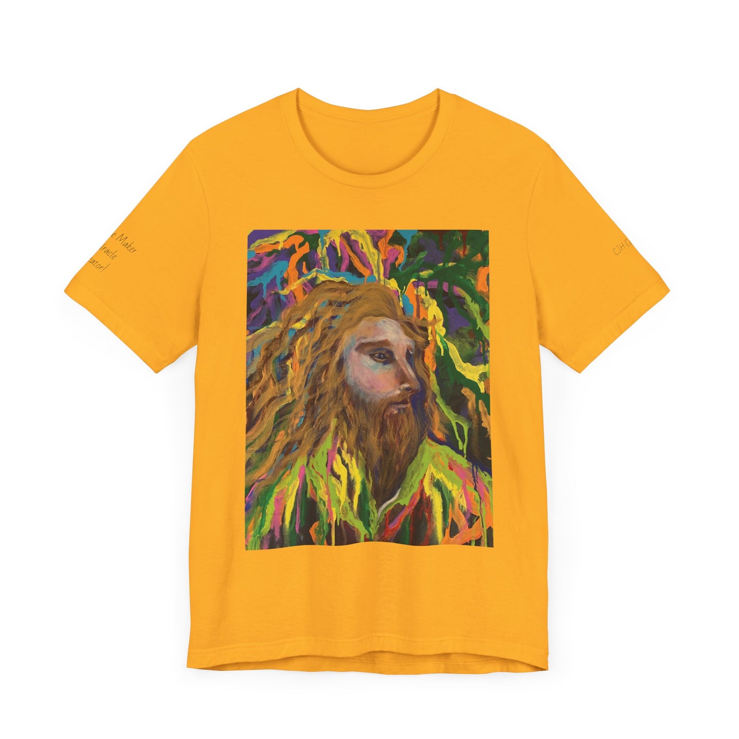 Change Maker, Miracle Creator Motivational Tee Image on Front