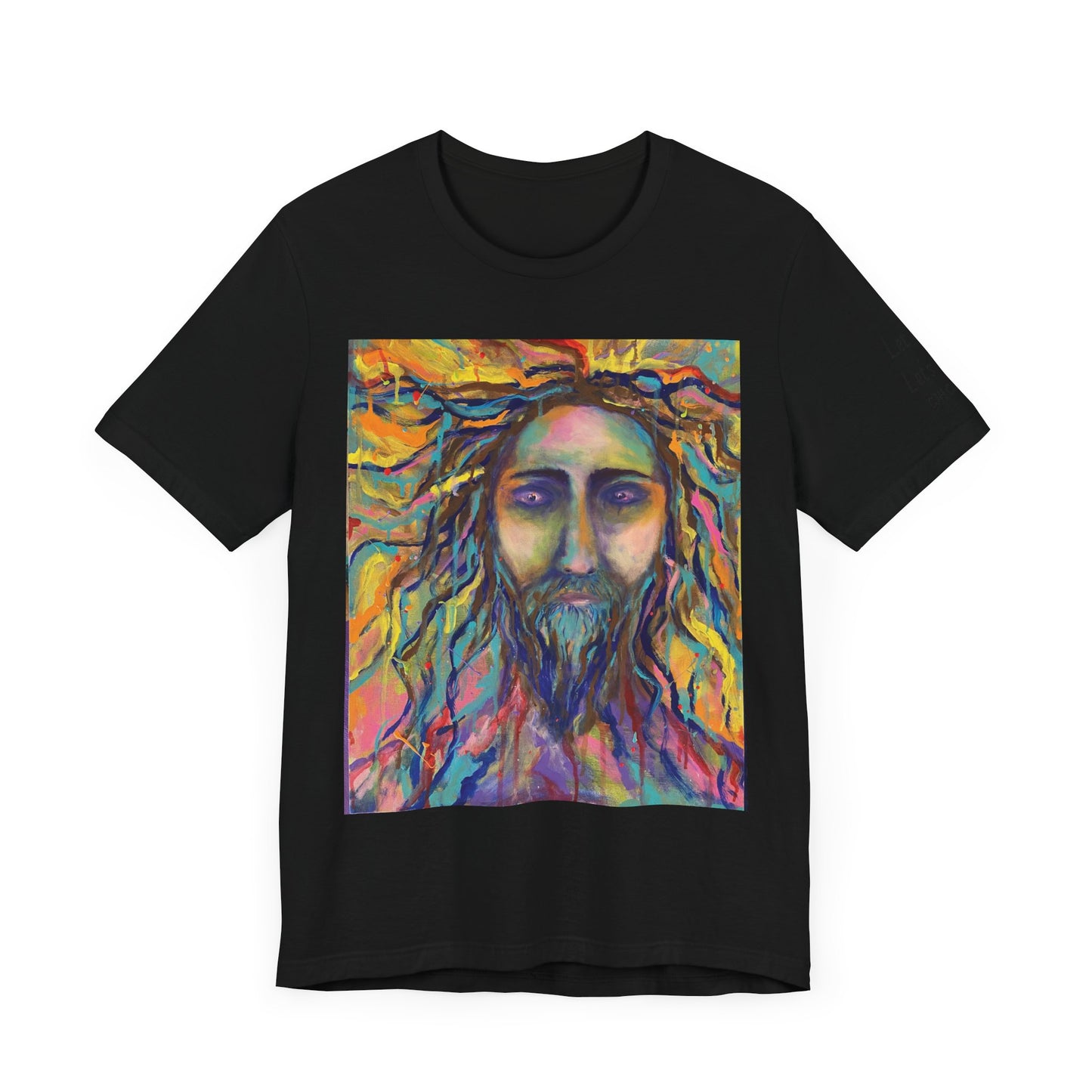 Artistic Unisex Short Sleeve Tee - Vibrant Spiritual Design