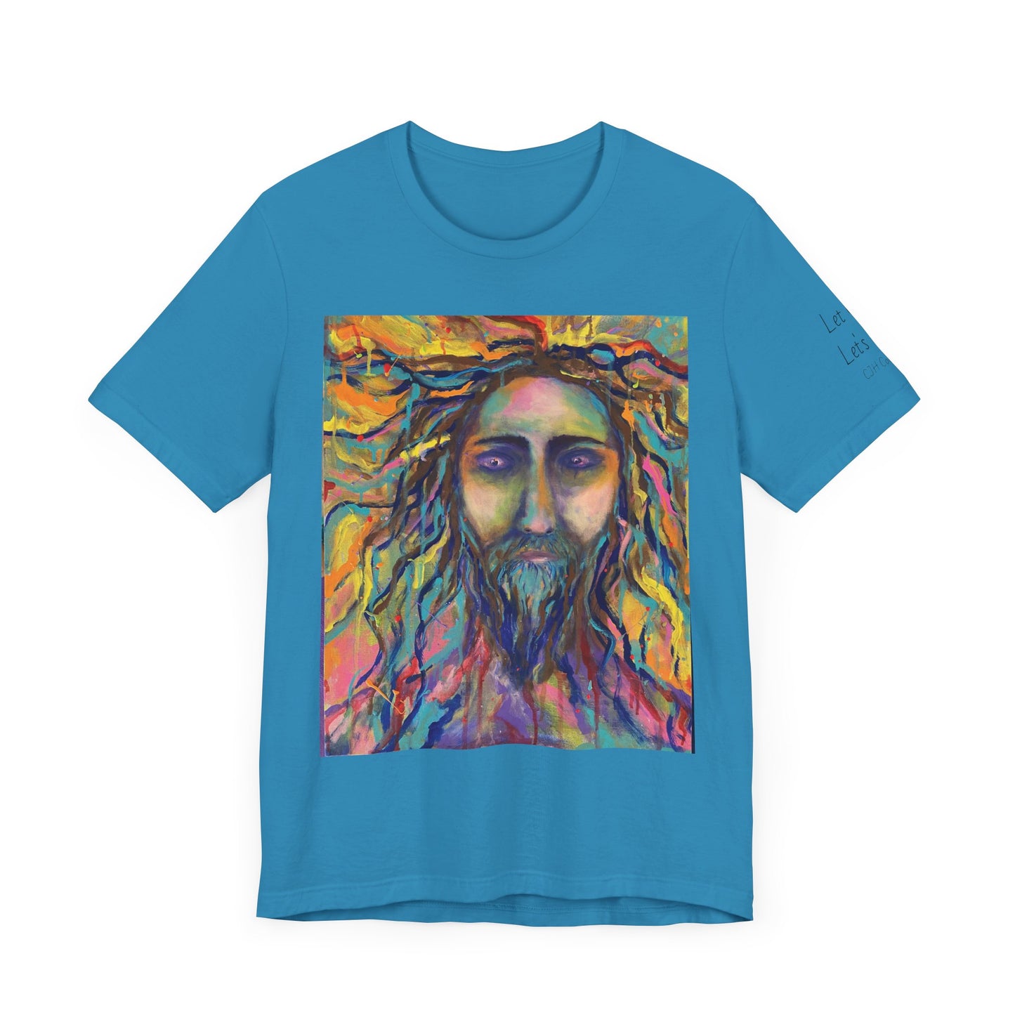 Artistic Unisex Short Sleeve Tee - Vibrant Spiritual Design