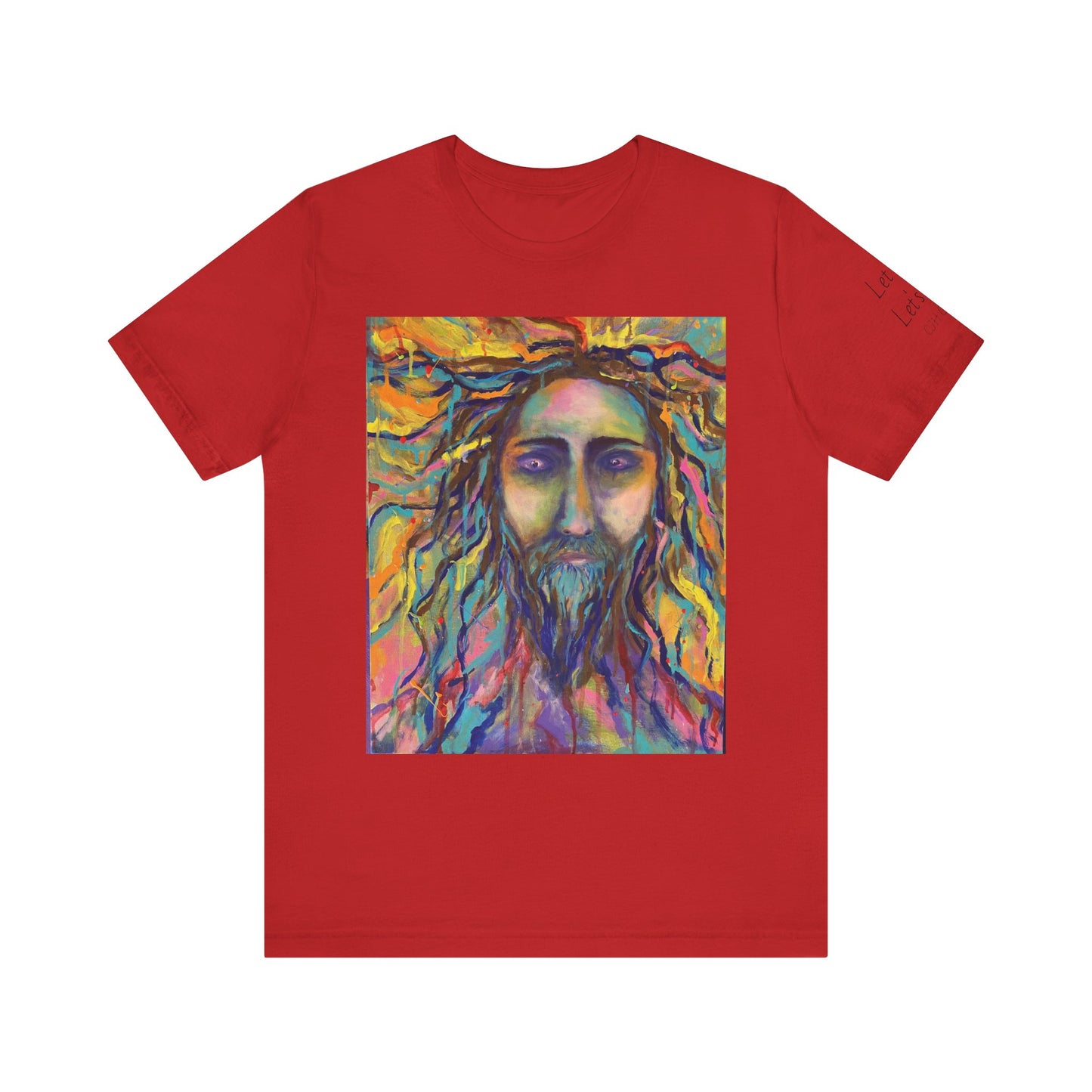 Artistic Unisex Short Sleeve Tee - Vibrant Spiritual Design