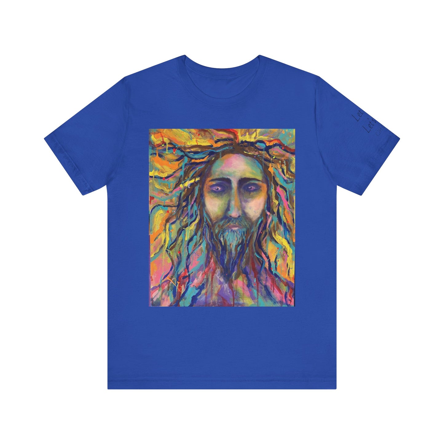 Artistic Unisex Short Sleeve Tee - Vibrant Spiritual Design