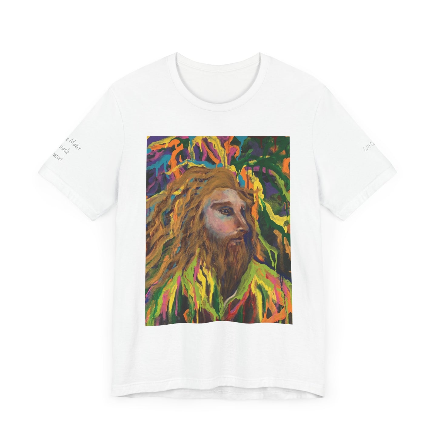 Change Maker, Miracle Creator Motivational Tee Image on Front