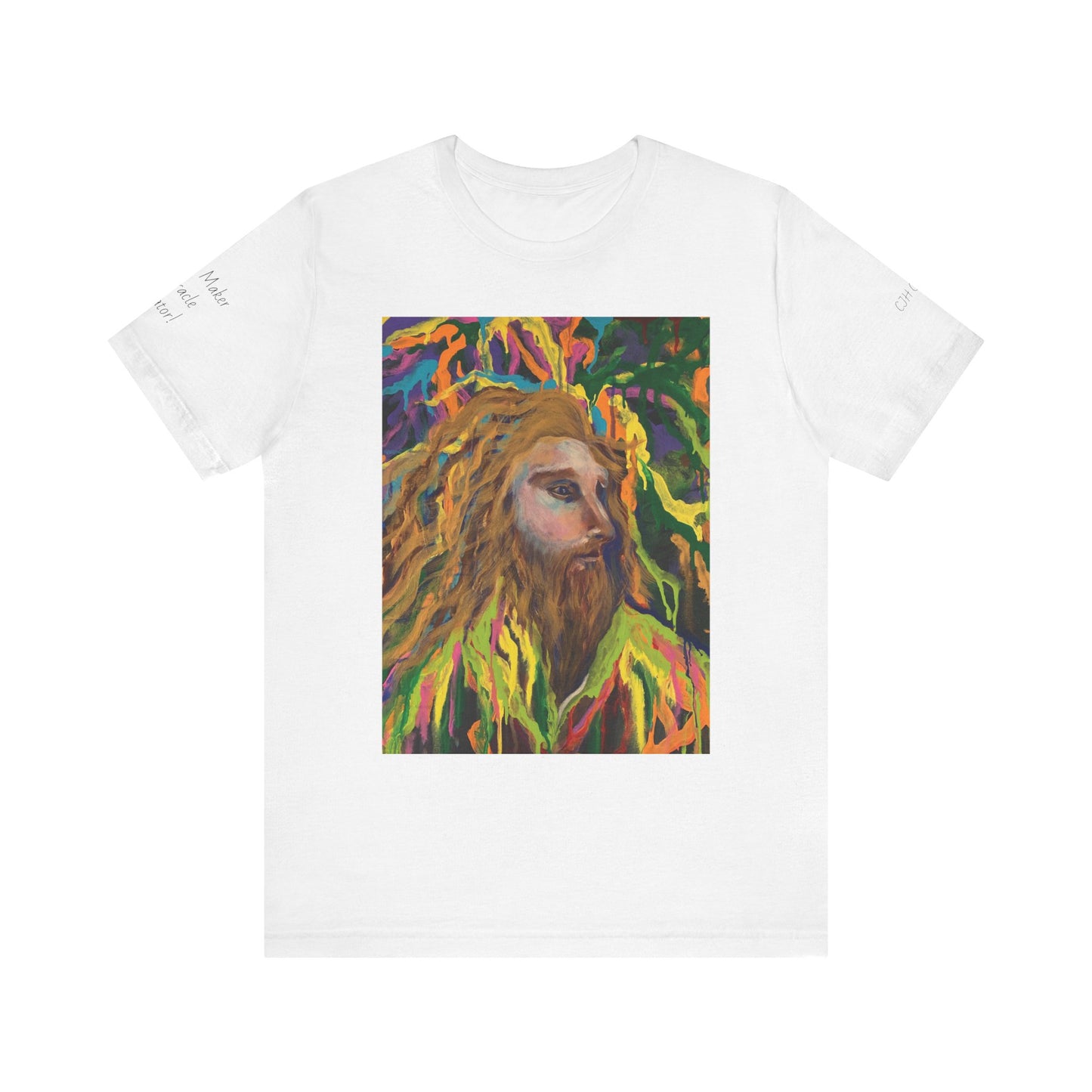 Change Maker, Miracle Creator Motivational Tee Image on Front