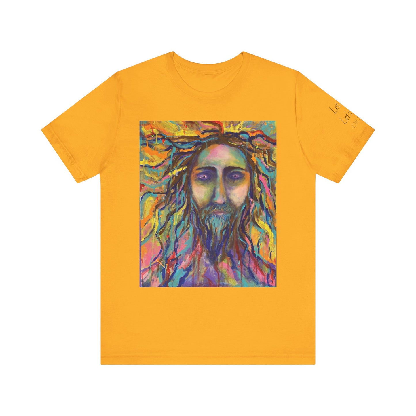 Artistic Unisex Short Sleeve Tee - Vibrant Spiritual Design