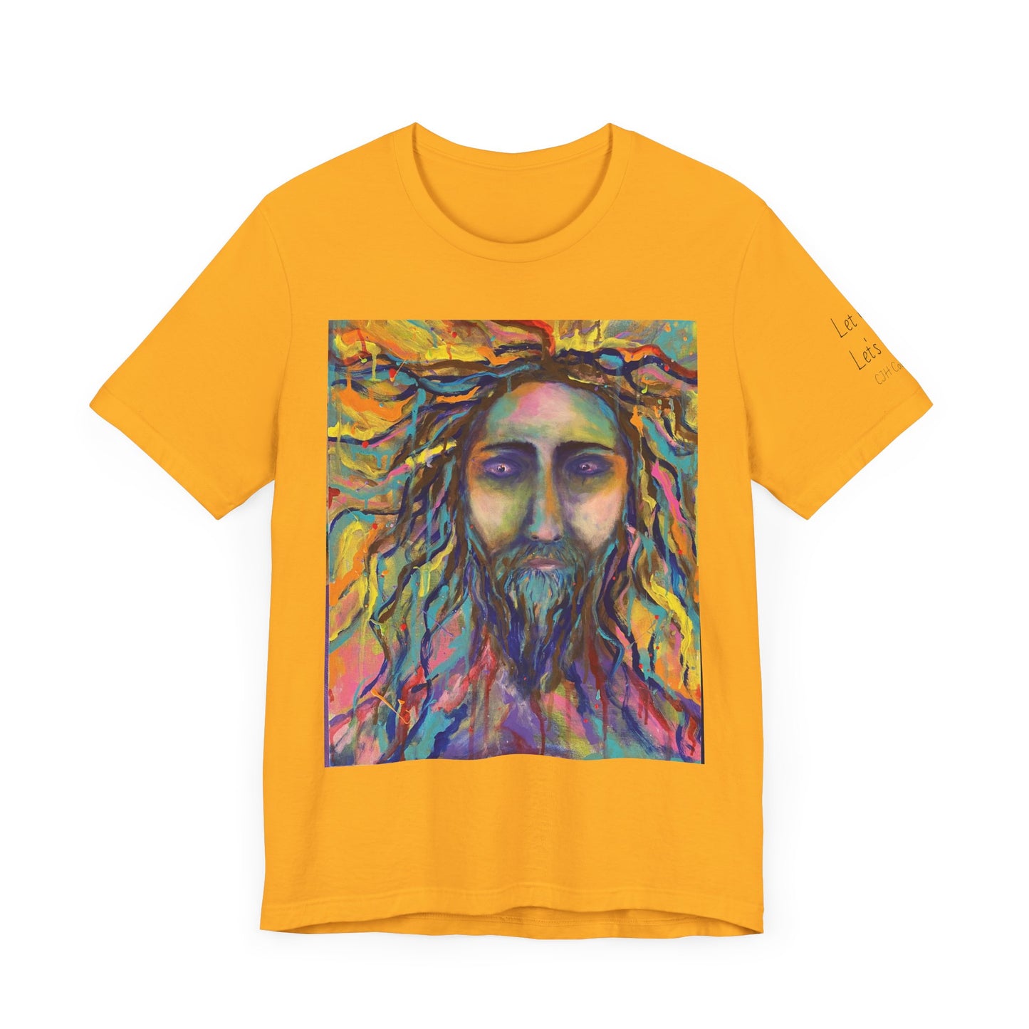 Artistic Unisex Short Sleeve Tee - Vibrant Spiritual Design