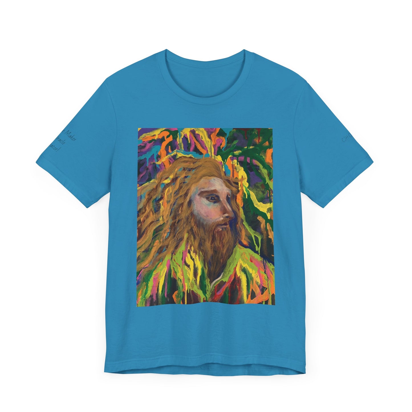 Change Maker, Miracle Creator Motivational Tee Image on Front