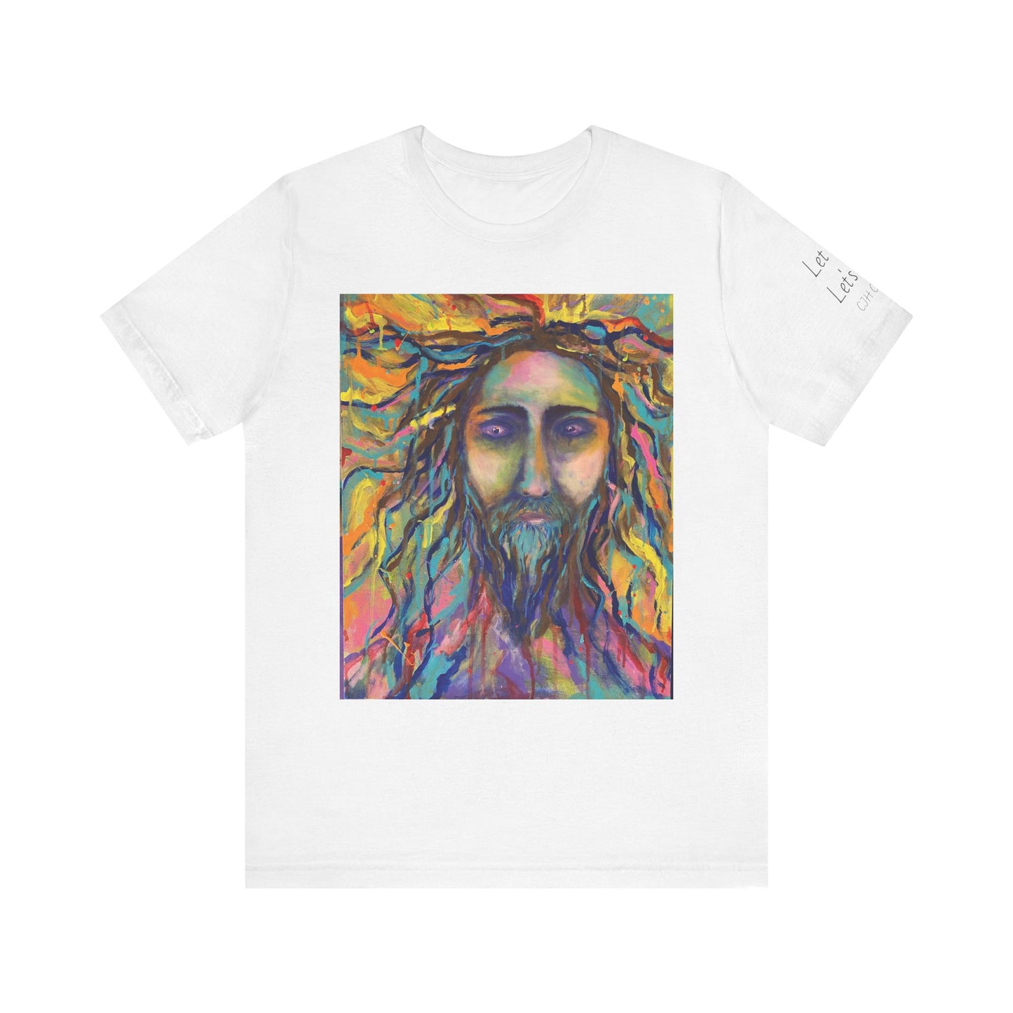Artistic Unisex Short Sleeve Tee - Vibrant Spiritual Design