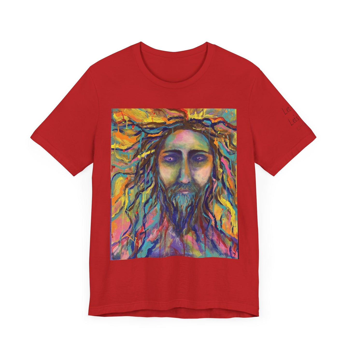 Artistic Unisex Short Sleeve Tee - Vibrant Spiritual Design