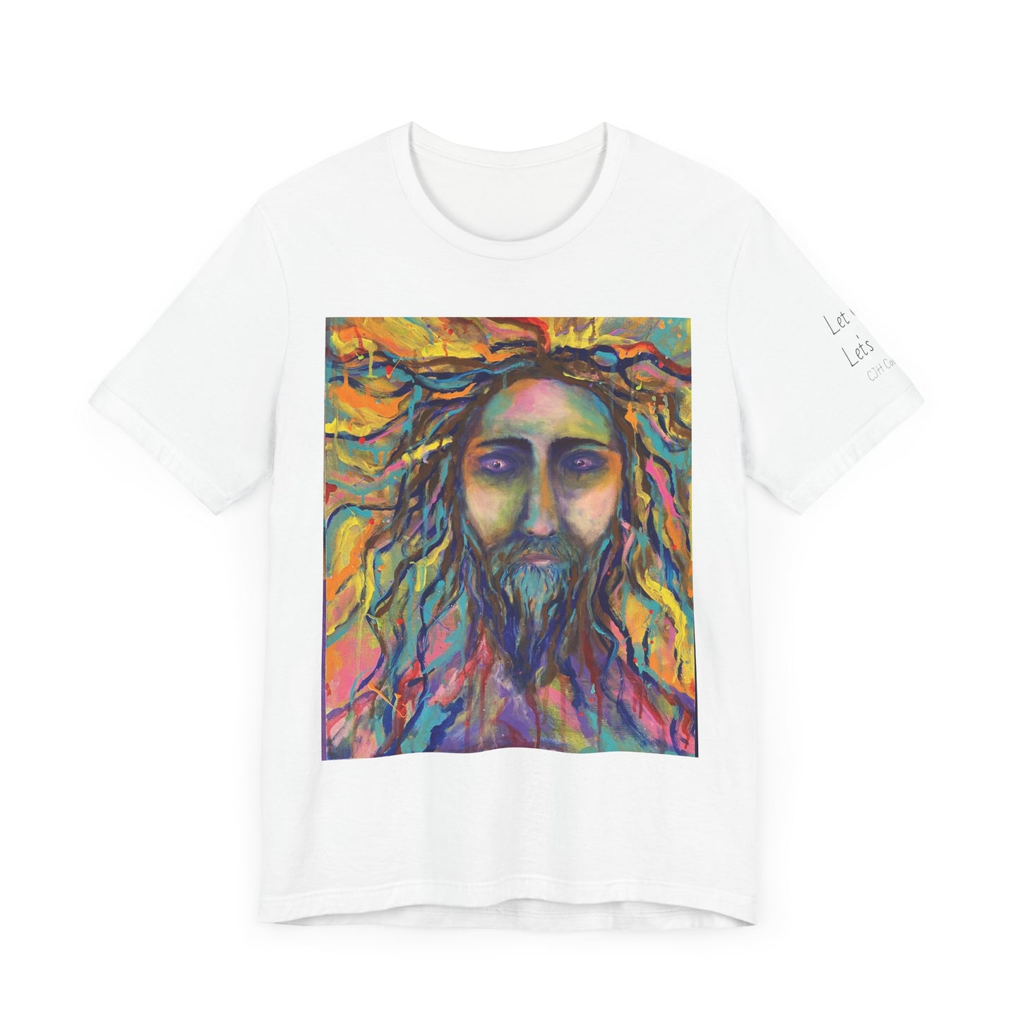 Artistic Unisex Short Sleeve Tee - Vibrant Spiritual Design