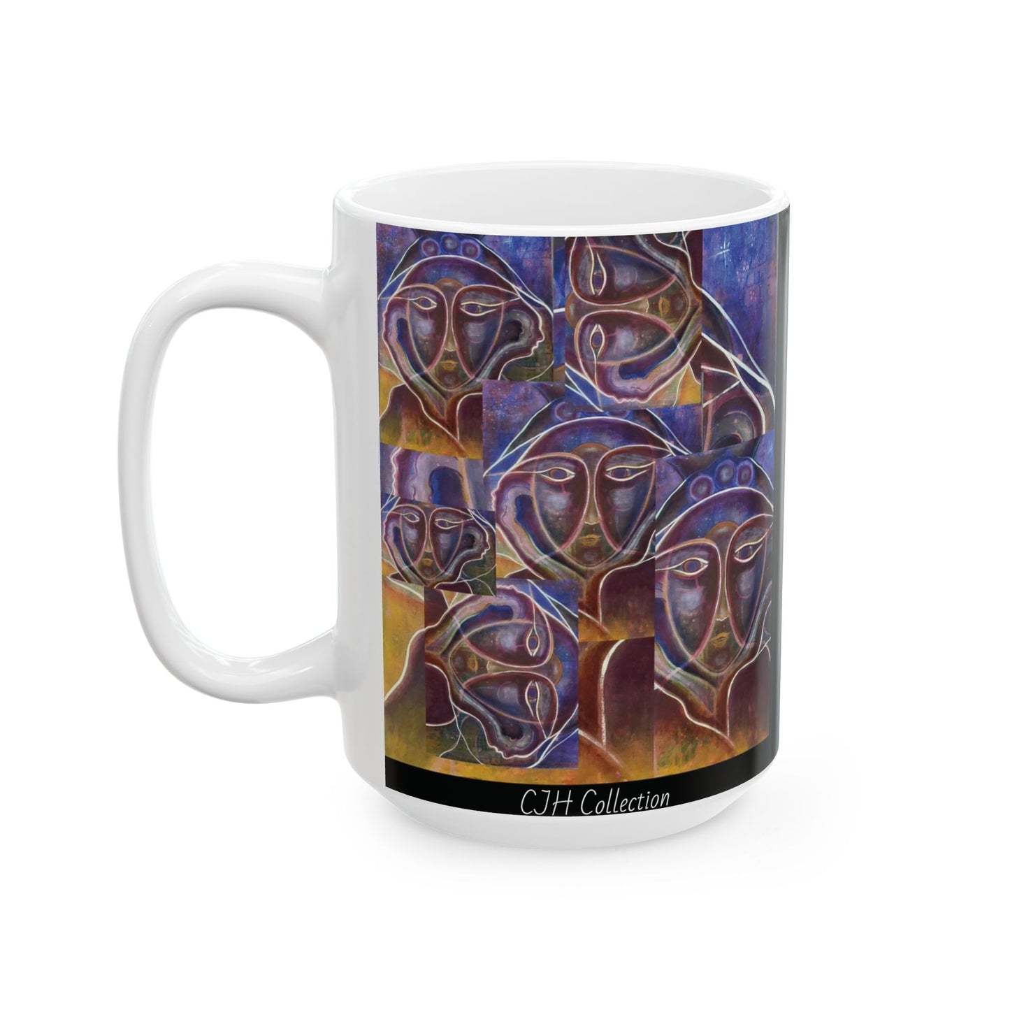 ASCEND , White Ceramic Mug, (11oz, 15oz)