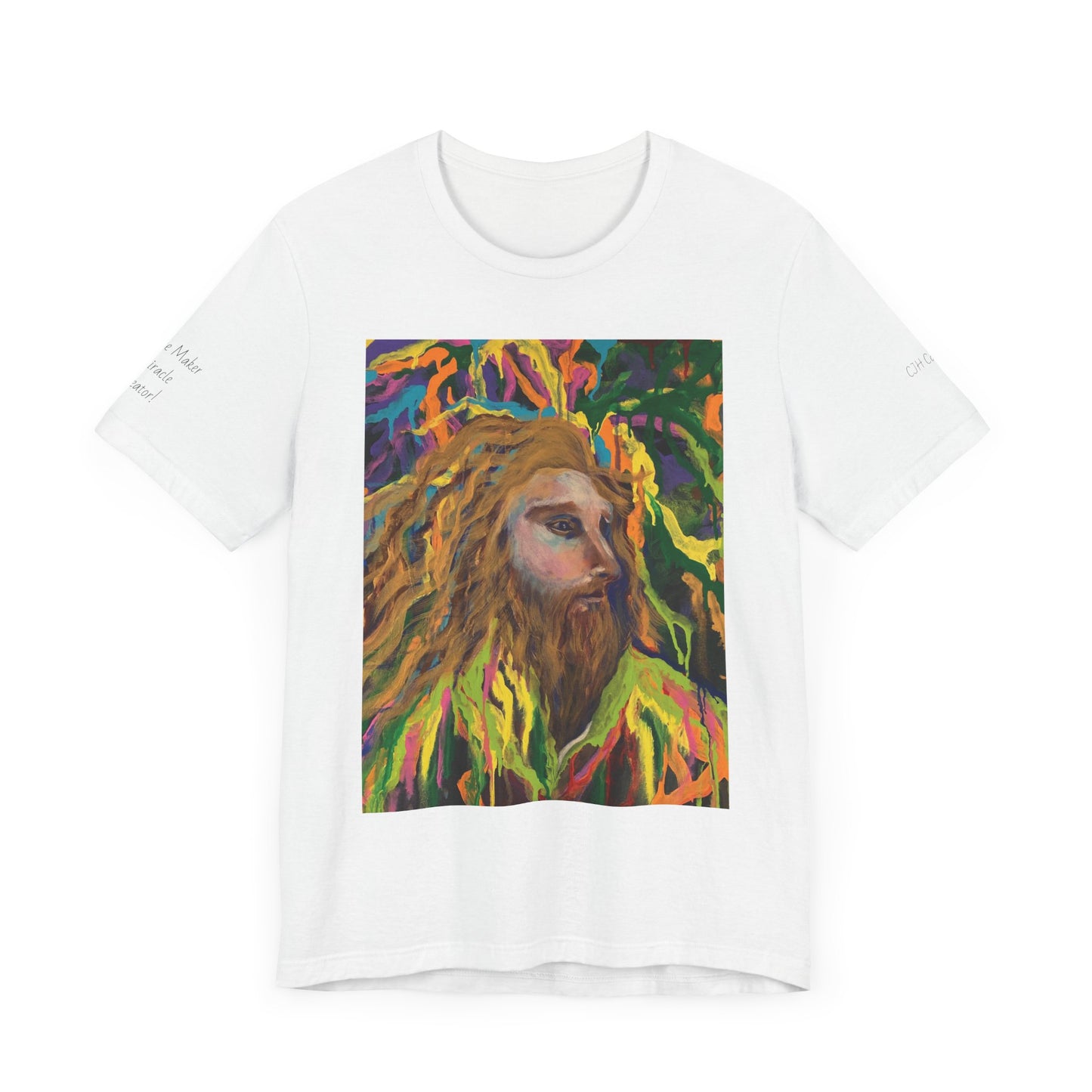 Change Maker, Miracle Creator Motivational Tee Image on Front