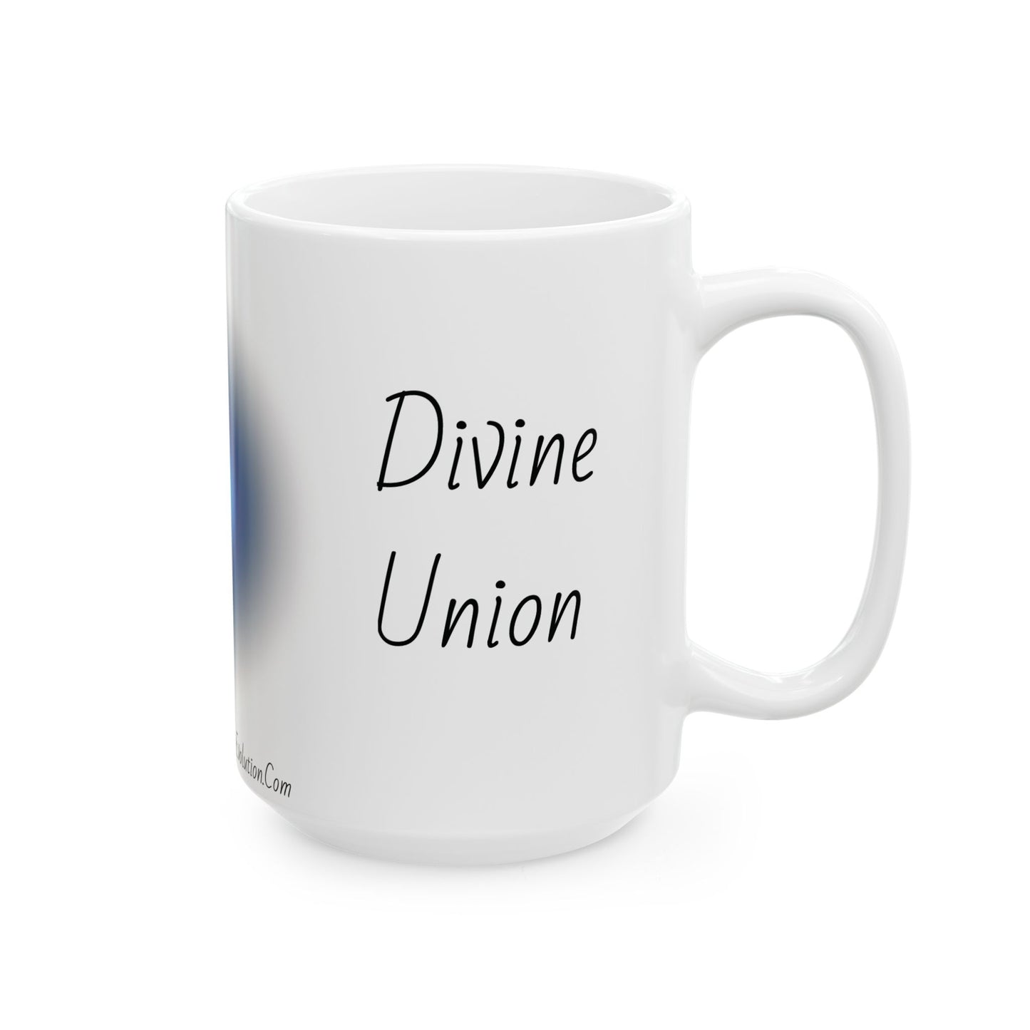 Beloved, Divine Union , White Ceramic Mug, (11oz, 15oz)